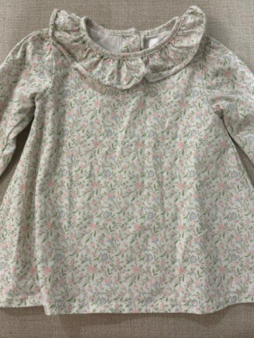 Cecil and Lou Toddler Girls Floral Ruffle Collar Dress 3T